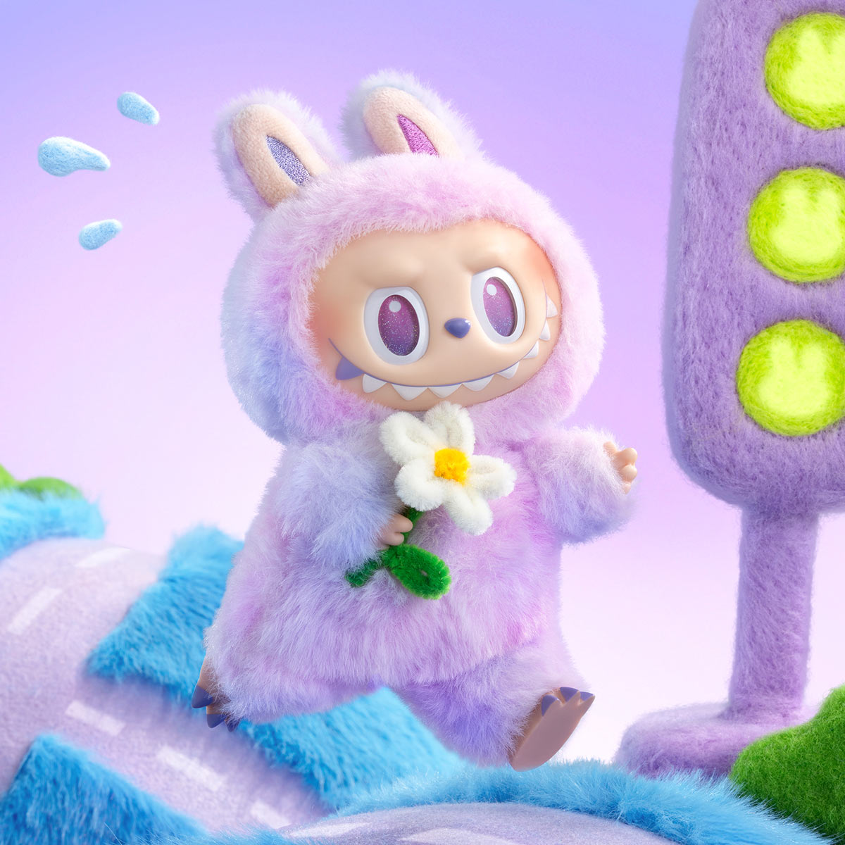 THE MONSTERS Big into Energy Series-Vinyl Plush Pendant Blind Box